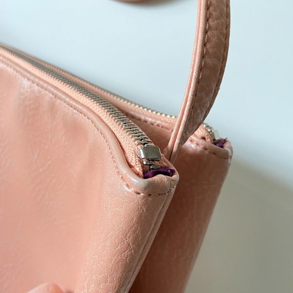 Matt & Nat • 3-pocket Purse / Bag • Blush Pink • Adjustable Strap - Picture 8 of 11